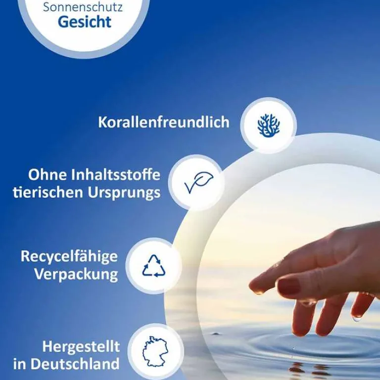 allergische Haut Gel Gesicht LSF 50 + , 50 ml^Ladival Hot