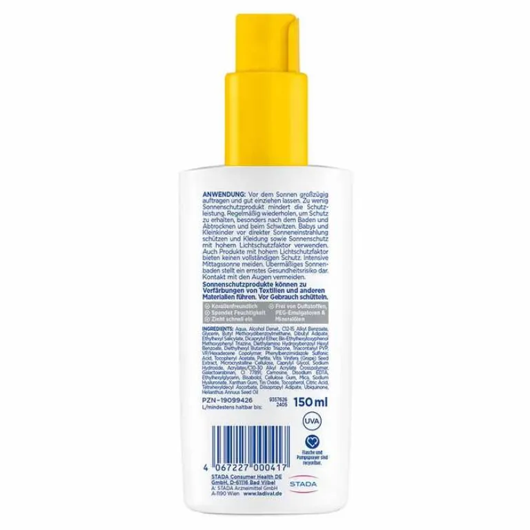Ladival Lsf 30-trockene Haut Sonnenschutz-Spray LSF 30, 150 ml