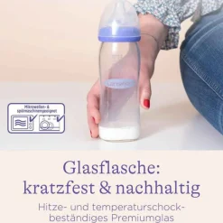 Glas Weithalsflasche 160 ml mit Sauger S, 1 St^Lansinoh Sale