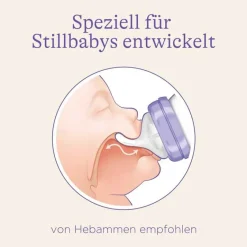 Glas Weithalsflasche 160 ml mit Sauger S, 1 St^Lansinoh Sale