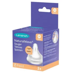 Lansinoh Naturalwave Sauger M, 2 St- Sauger