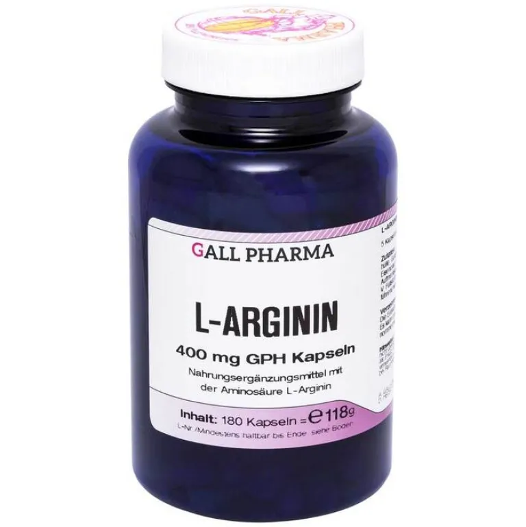 Aminosäuren-L-Arginin 400 mg Kapseln, 180 St
