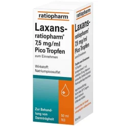 Ratiopharm Laxans-® 7,5 mg/ml Pico Tropfen zum Einnehmen, 50 ml- Abführmittel