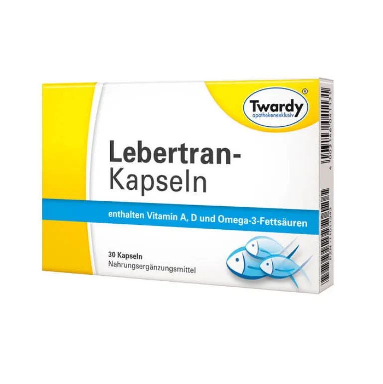 Twardy Lebertran Kapseln, 30 St- Omega 3 Kapseln|Augenvitamine