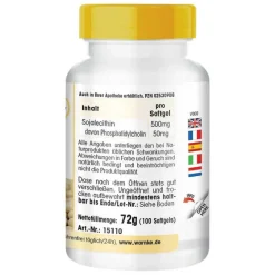 Lecithin 500 mg Kapseln, 100 St^Warnke New