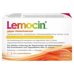 ® gegen Halsschmerzen Honig- und Zitronengeschmack, 24 St^Lemocin Discount