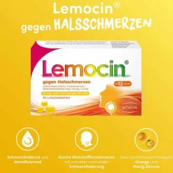 ® gegen Halsschmerzen Honig- und Zitronengeschmack, 24 St^Lemocin Discount