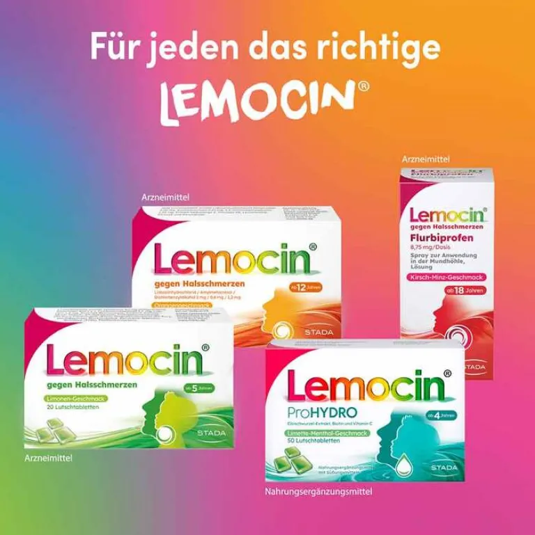 ® gegen Halsschmerzen Honig- und Zitronengeschmack, 24 St^Lemocin Discount