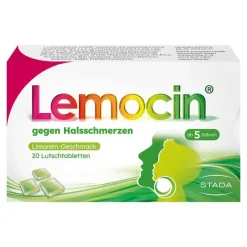 Lemocin ® gegen Halsschmerzen , 20 St- Halsschmerztabletten
