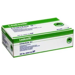 Leukosilk Rollenpflaster-® 2,50 cm x 9,2 m, 12 St