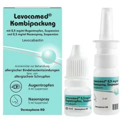 Levocamed Kombi 0,5 mg / ml AT + 0,5 mg / ml Nasenspray , 1 St- Kombipackungen