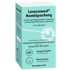 Levocamed Kombi 0,5 mg / ml AT + 0,5 mg / ml Nasenspray , 1 St- Kombipackungen