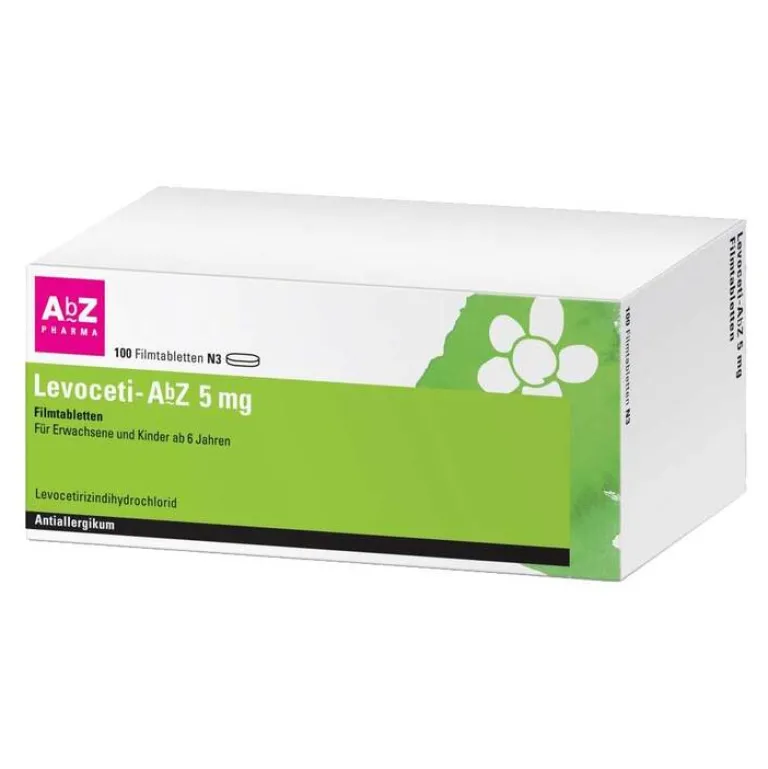 AbZ Levocetirizin|Allergie Tabletten-Levoceti- 5 mg Filmtabletten, 100 St