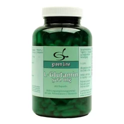 L-Glutamin 500 mg Kapseln, 180 St^Green line Nutritheke Discount