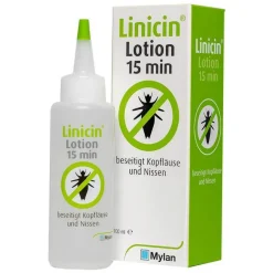 Linicin ® Lotion 15 min ohne Läusekamm, 100 ml-Kinder Läusemittel|Läuseshampoo