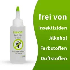Linicin ® Lotion 15 min ohne Läusekamm, 100 ml-Kinder Läusemittel|Läuseshampoo