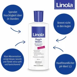 Linola Duschen & Waschen-Dusch und Wasch, 300 ml