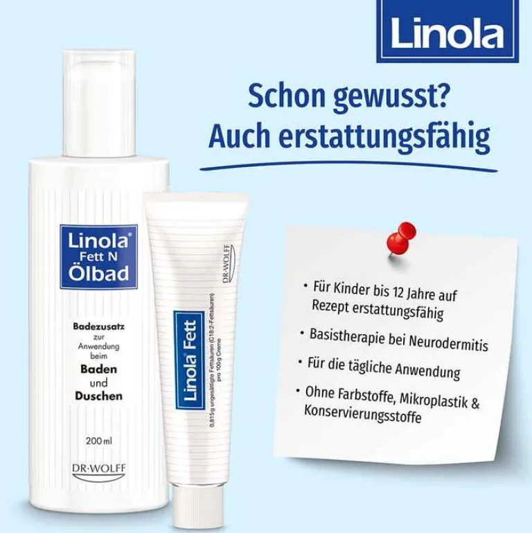 Linola Haut|Neurodermitis Creme-Fett Creme, 50 g