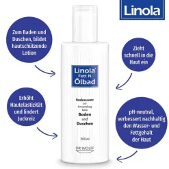 Linola Trockene & Sensible Haut|Bäder-fett N Ölbad, 200 ml