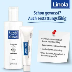 Linola Trockene & Sensible Haut|Bäder-fett N Ölbad, 200 ml