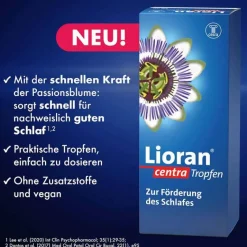 Lioran centra Tropfen zur Förderung des Schlafes, 50 ml- Beruhigungsmittel