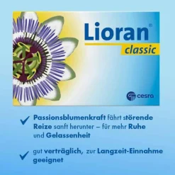 Lioran Beruhigungsmittel-® classic Für Nacht und Tag Die Passionsblume Hartkapseln, 80 St