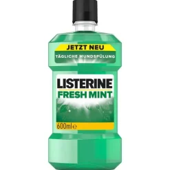 Listerine Fresh Mint Mundspülung, 600 ml- Mundspülung