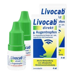 direkt Augentropfen bei Allergie, 2x4 ml^Livocab Clearance
