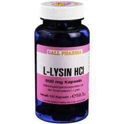 Hecht Pharma Aminosäuren-L-Lysin 500 mg GPH Kapseln, 100 St