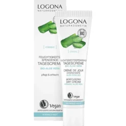 Logona Gesichtspflege-Classic feuchtigkeitsspendende Tagescreme Bio-Aloe Vera, 30 ml