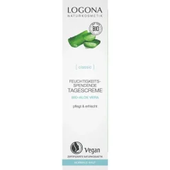 Logona Gesichtspflege-Classic feuchtigkeitsspendende Tagescreme Bio-Aloe Vera, 30 ml