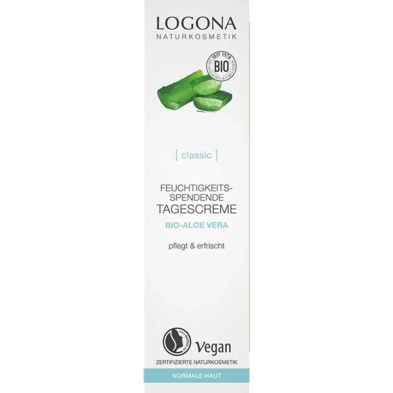 Logona Gesichtspflege-Classic feuchtigkeitsspendende Tagescreme Bio-Aloe Vera, 30 ml