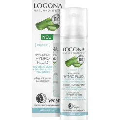 Classic Hyaluron Hydro Fluid Bio-Aloe Vera & Hyaluron, 30 ml^Logona Outlet