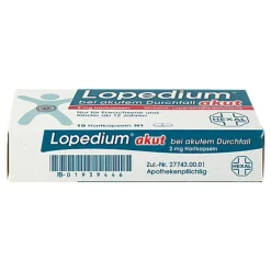 Lopedium akut bei akutem Durchfall Hartkapseln, 10 St- Durchfallmittel