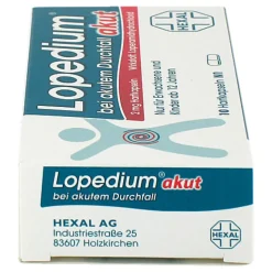Lopedium akut bei akutem Durchfall Hartkapseln, 10 St- Durchfallmittel