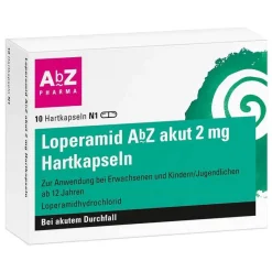 Loperamid akut 2 mg Hartkapseln, 10 St^AbZ Outlet