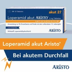 Loperamid akut ® 2 mg Tabletten, 10 St^Aristo Clearance