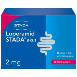 Stada Durchfallmittel-Loperamid ® akut 2 mg Hartkapseln, 10 St