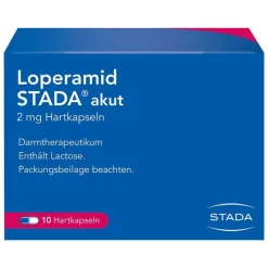 Stada Durchfallmittel-Loperamid ® akut 2 mg Hartkapseln, 10 St