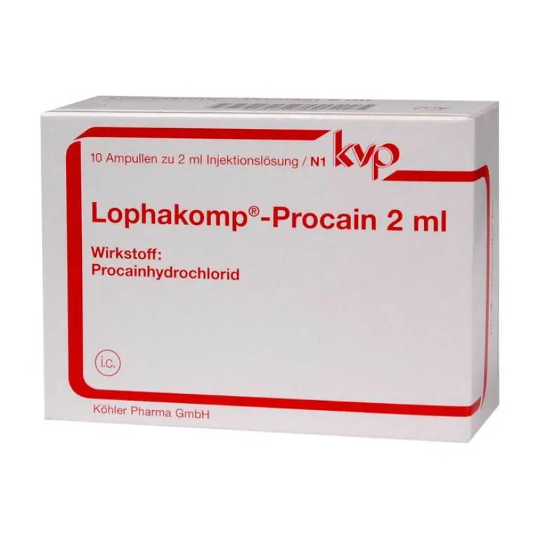 Lophakomp Procain 2 ml Injektionslösung, 10X2 ml^Köhler Outlet