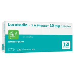 Loratadin 1 A Pharma Tabletten, 100 St^1A Pharma Outlet