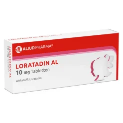 Aliud Pharma LORATADIN AL 10 mg Tabletten, 20 St- Allergie Medikamente|Loratadin