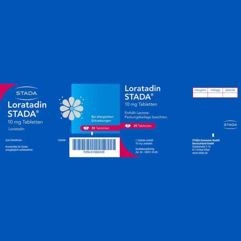 Stada Loratadin|Allergie Tabletten-Loratadin 10 mg Tabletten, 20 St