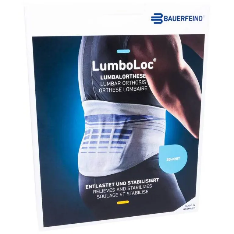 Lumboloc Rückenbandage-Rückenstütz Bandage Größe 4 titan, 1 St