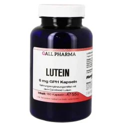 Hecht Pharma Lutein-Lutein 6 mg Kapseln, 180 St