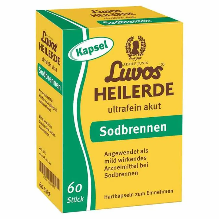 Heilerde ultrafein akut Sodbrennen Kapseln, 60 St^Luvos New