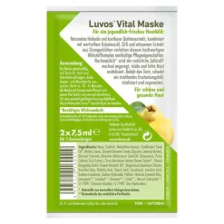 Naturkosmetik Heilerde Vital Maske, 2X7.5 ml^Luvos Online