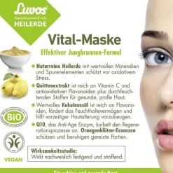 Naturkosmetik Heilerde Vital Maske, 2X7.5 ml^Luvos Online