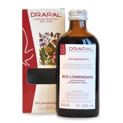 Löwenzahnblätter Bio Pflanzensaft Drapal, 200 ml^ Discount