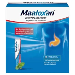25 mVal Suspension, 50X10 ml^Maaloxan Hot